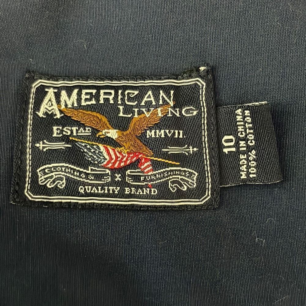 RARE American Living Nautical Patchwork Circle Sk… - image 9